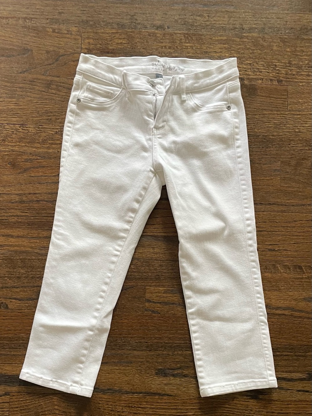 White Women’s Slim Crop Jeans - SoHo
